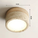 Wabi Sabi Stone Ceiling Lamp
