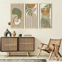 Green Abstract Wooden Wall Art