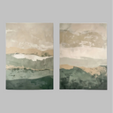 Earthy Abstract Canvas Set
