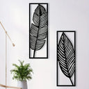 Metal Leaves Wall Decor Set