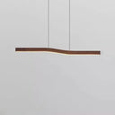 Walnut Linear Hanging Light