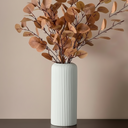 Ceramic Style Striped Vase