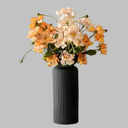 Ceramic Style Striped Vase