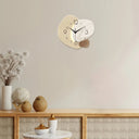 Sculpted Modern Wall Clock