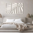 Wooden Leaf Wall Art Set