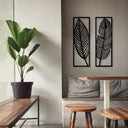 Metal Leaves Wall Decor Set