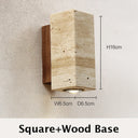 Wabi Sabi Travertine Wall Light