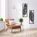 Metal Leaves Wall Decor Set