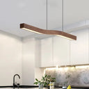 Walnut Linear Hanging Light