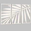 Wooden Leaf Wall Art Set