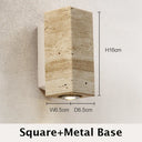 Wabi Sabi Travertine Wall Light