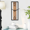Minimalist Wood Grain Wall Clock