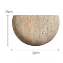 Wabi Sabi Stone Wall Light