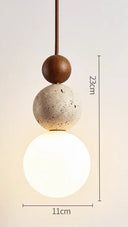 Cave Stone Accent Pendant Light