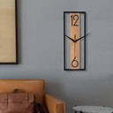 Minimalist Wood Grain Wall Clock