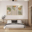 Green Abstract Wooden Wall Art