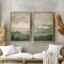 Earthy Abstract Canvas Set