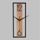 Minimalist Wood Grain Wall Clock