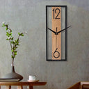 Minimalist Wood Grain Wall Clock