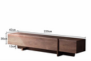 Minimalist Solid Wood TV Stand