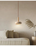 Circular Stone LED Pendant Light